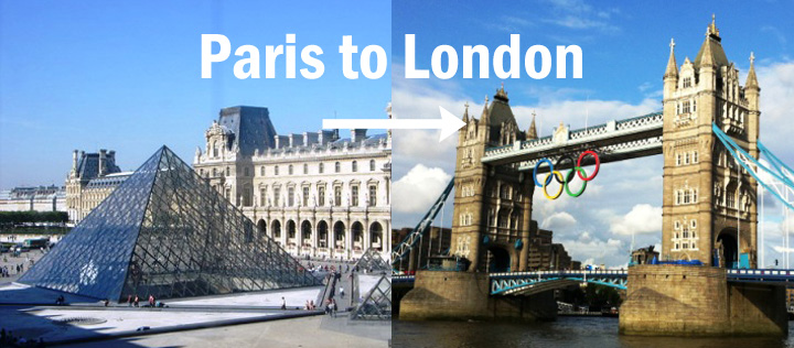 3 days package tour to paris from london