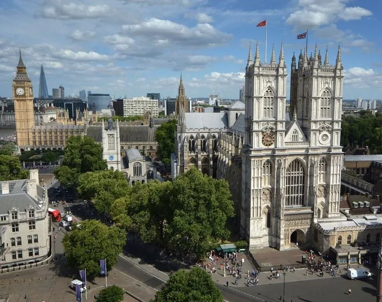 Elizabeth Tower and Westminster Abbey