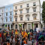 notting hill carnival in 2018 parade