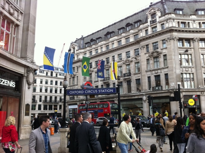 Oxford Circus Station During Olympics 2012
