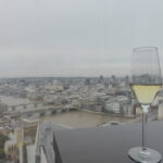 View of Thames River and St Paul Cathedral Church from the Shard|The Shard Restaurant Entry on 32nd Floor|Grilled Diver Scallops