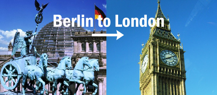 Berlin to London Tour Package