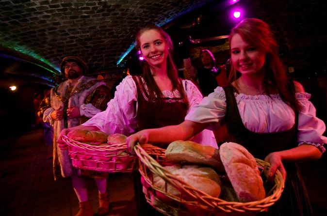 Medieval Banquet and merriment by torchlight in London