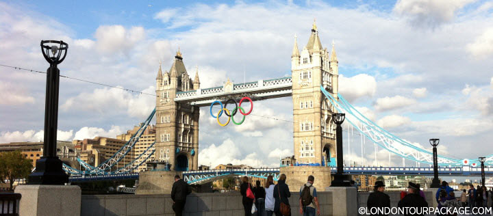 tower bridge during olympics 2012