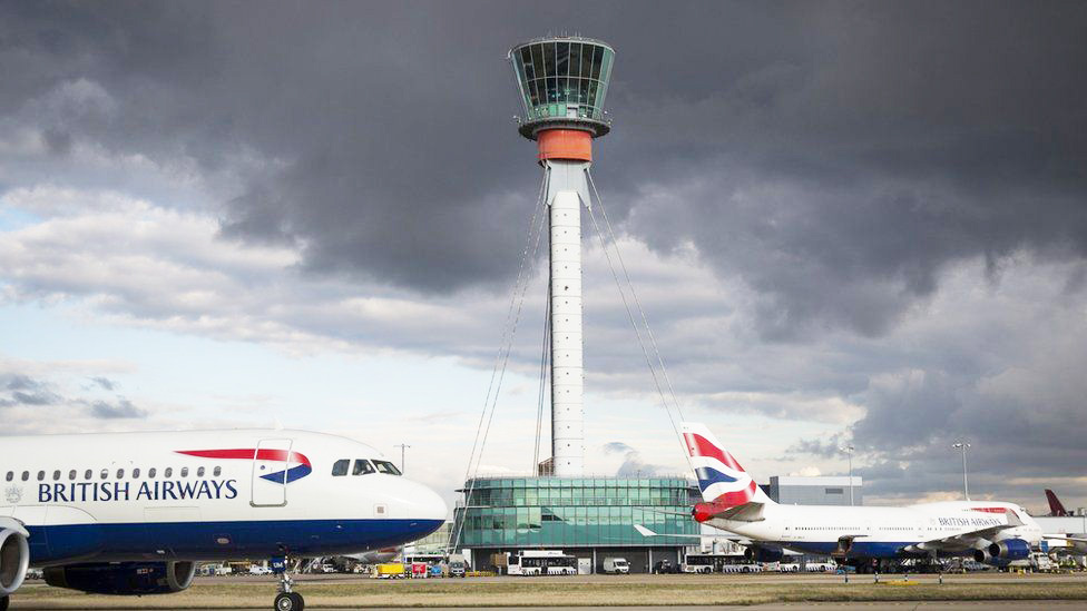 British Airways Plane at Heathrow Airport