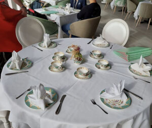 Kensington palace pavilion High tea table