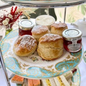 scones and jam at kensington palace high tea