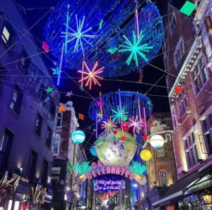 christmas lights carnaby street london