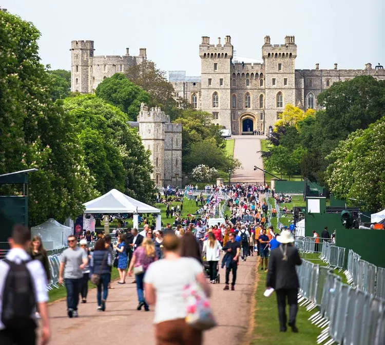 busy day at windsor castle