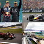 Formula 1 British Grand Prix 2023 winners Max, Lando and Lewis