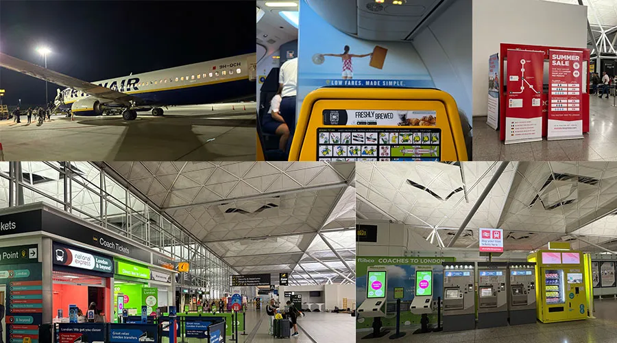 Tallinn to London Travel Experience via Ryanair and Stansted Airport August 2025