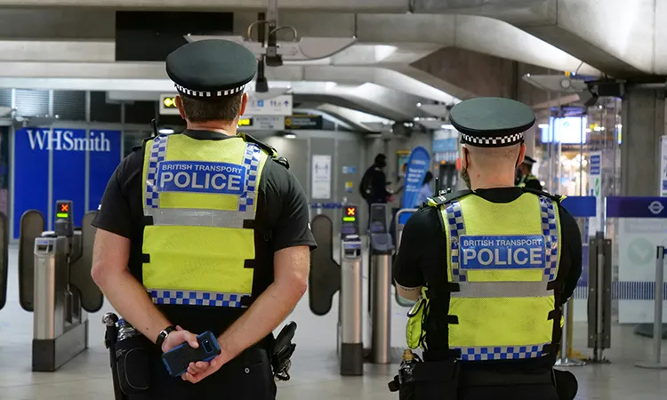 British Transport Police for crimes on trains, tubes, stations