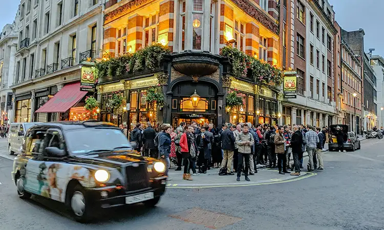 In busy club areas like Soho, Shoreditch, Camden watch your drinks.