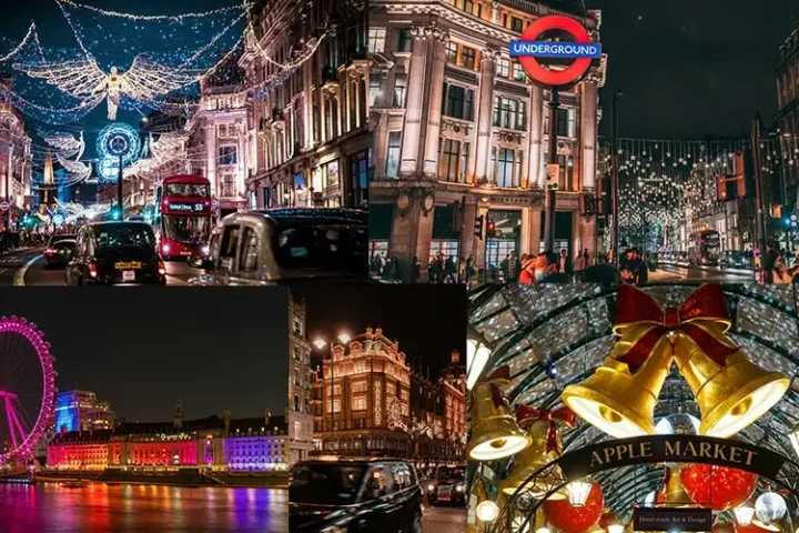 London Christmas Lights Tour: Iconic Streets, Magical Displays & Festive Photo Spots